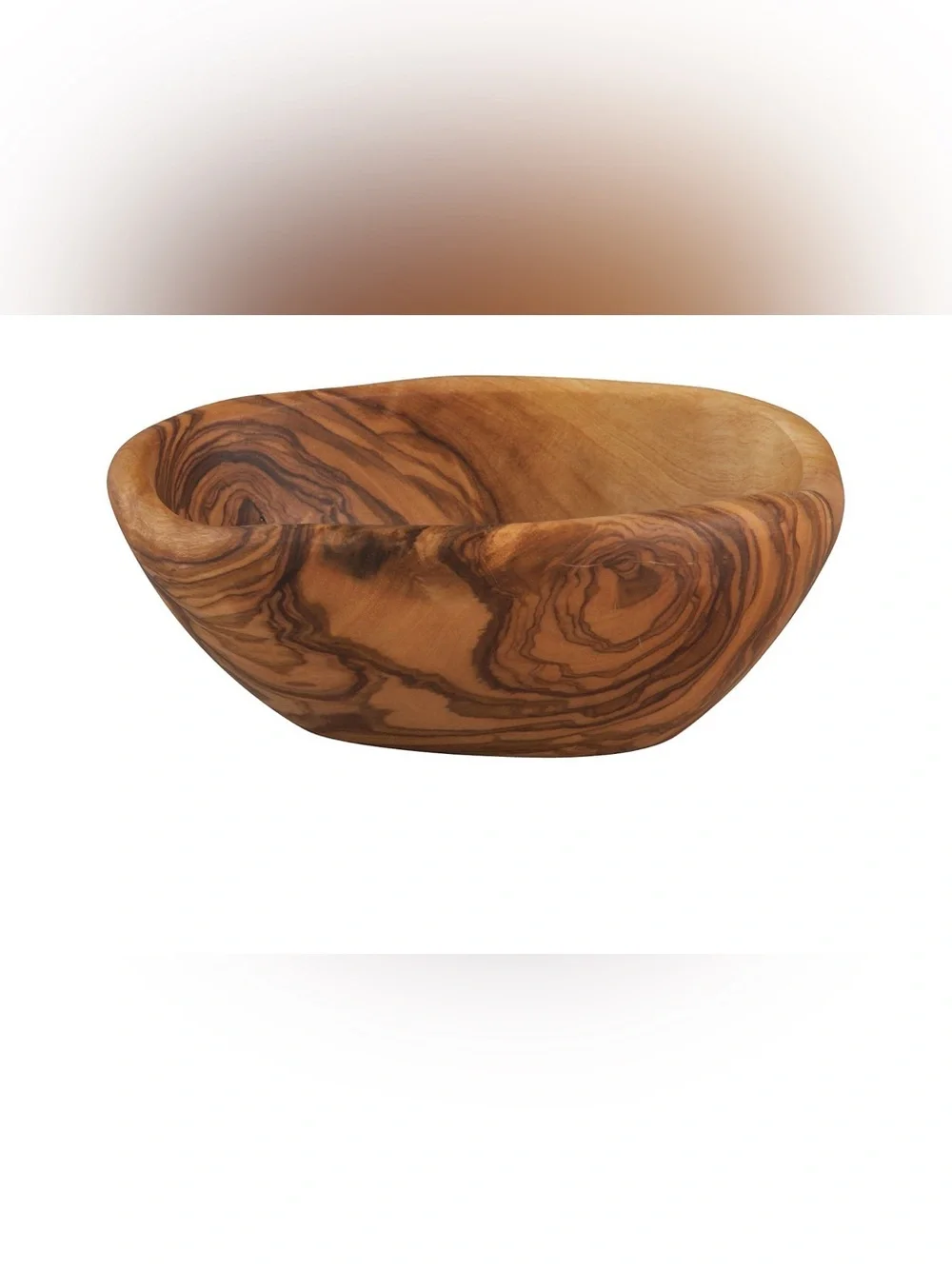 Crate & Barrel Olivewood Mini Nibble Bowls ~ Set Of 4